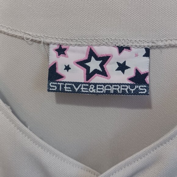 Steve & Barry’s New York NYC Gray Jersey Women’s Small Pink Accents Embroidered - Picture 4 of 16